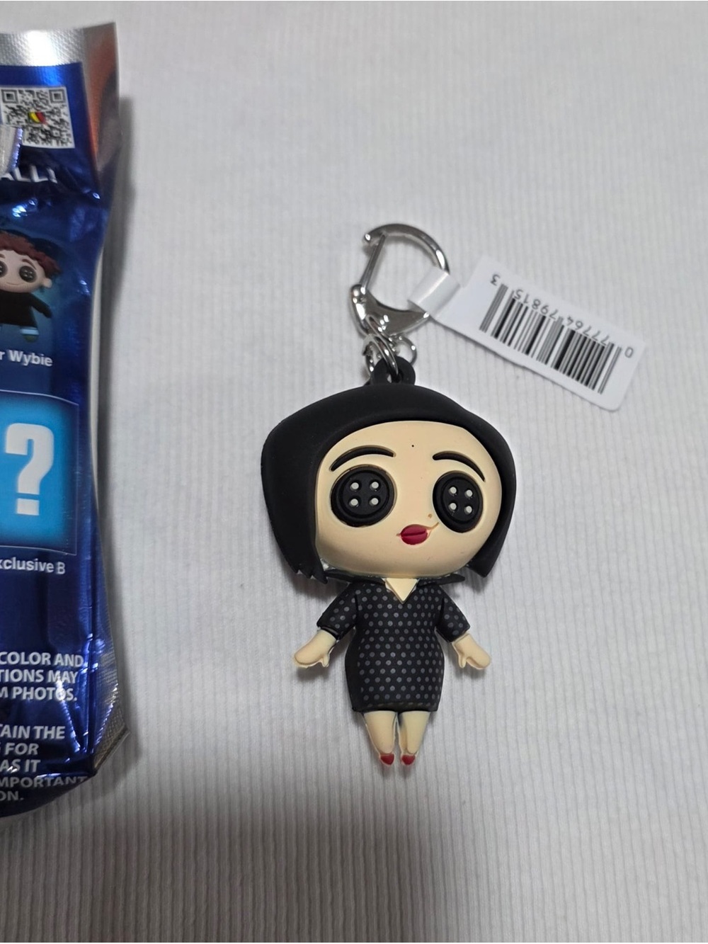 Coraline Other Mother Keychain - Black - Collectible Bag Clip - Picture 2 of 3